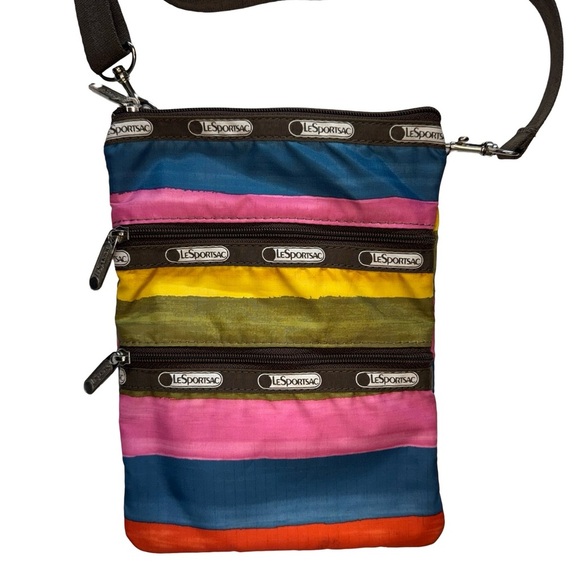 Lesportsac Multicolor Striped Crossbody Bag - Picture 2 of 13